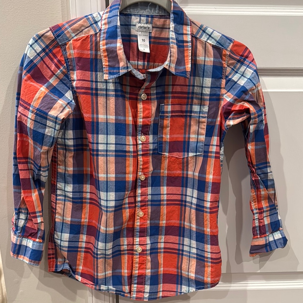 Boys size 10, Carter’s button-down shirt
